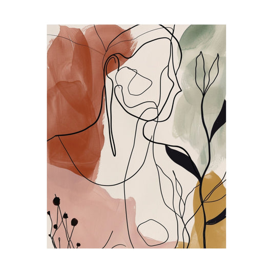 Whispered Silhouette Printed Poster