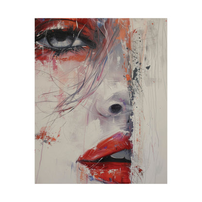 Crimson Gaze Poster