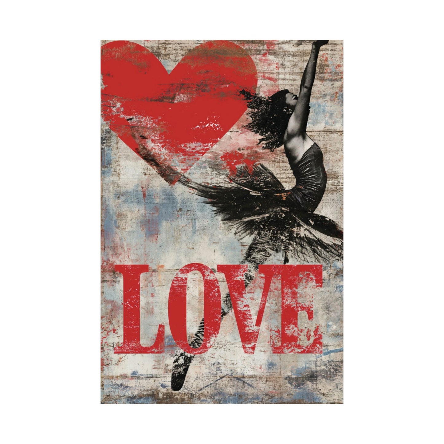 Love in Motion Printed Poster