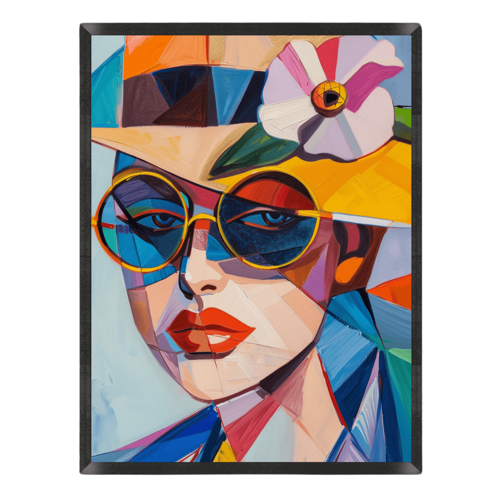 Colorful Woman Portrait