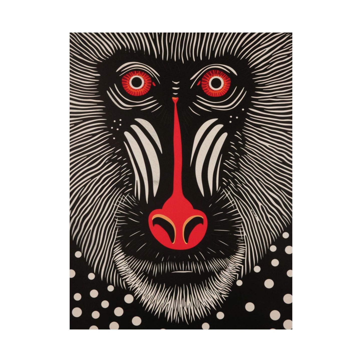 Scarlet Instinct Printed Poster