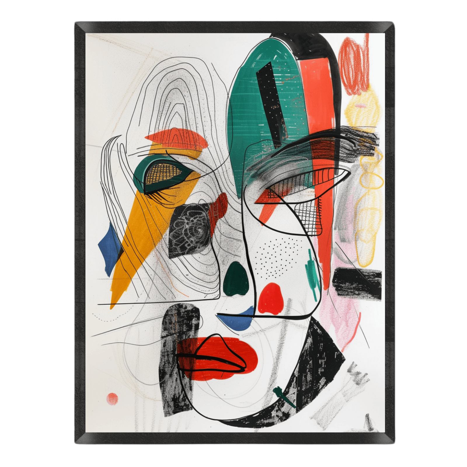 Abstract Face Composition
