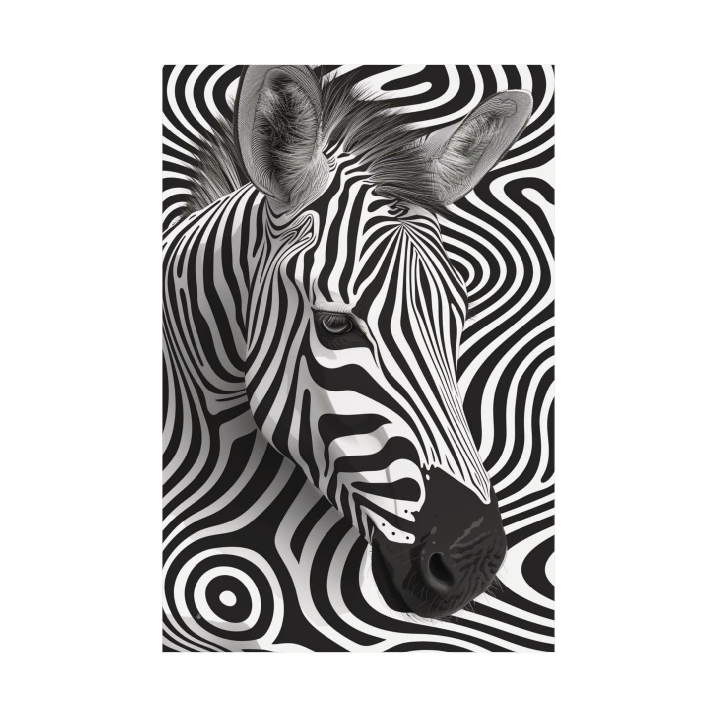 Monochrome Mirage Printed Poster