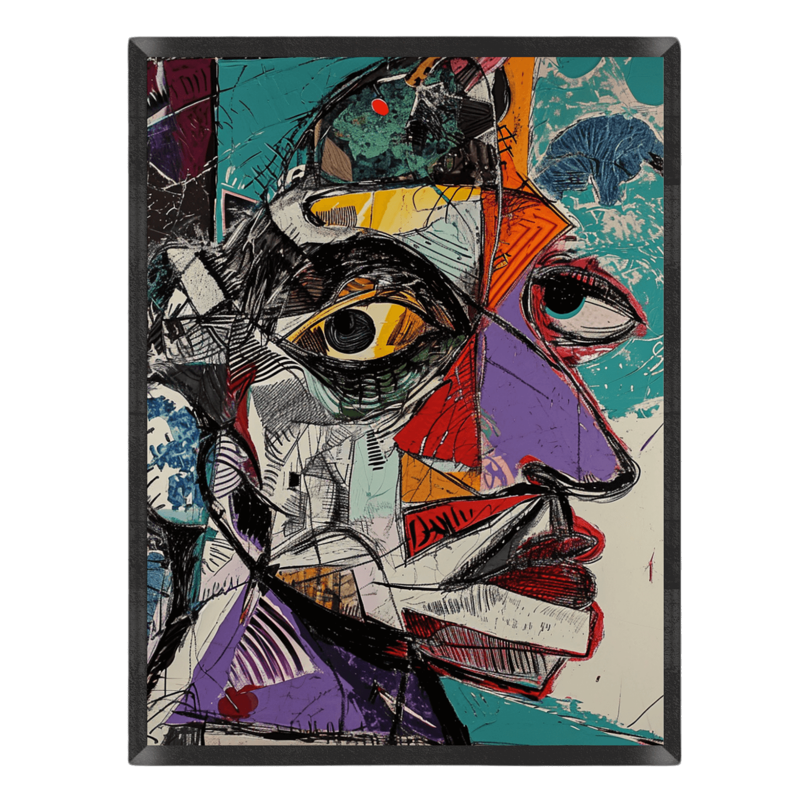 Cubist Face Expression