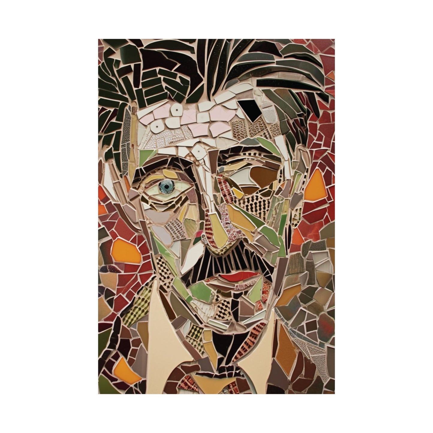 Mosaic Mind Printed Poster