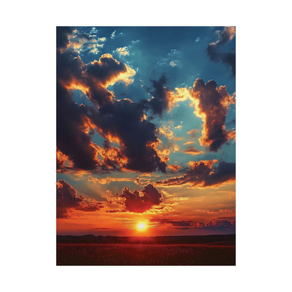 Dramatic Sunset Sky Poster