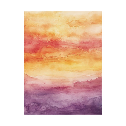 Golden Hour Horizon Poster