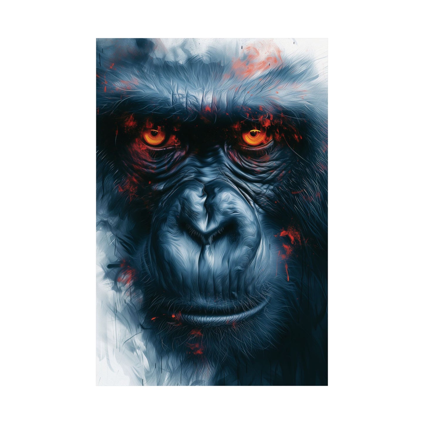 Inferno Gaze Printed Poster