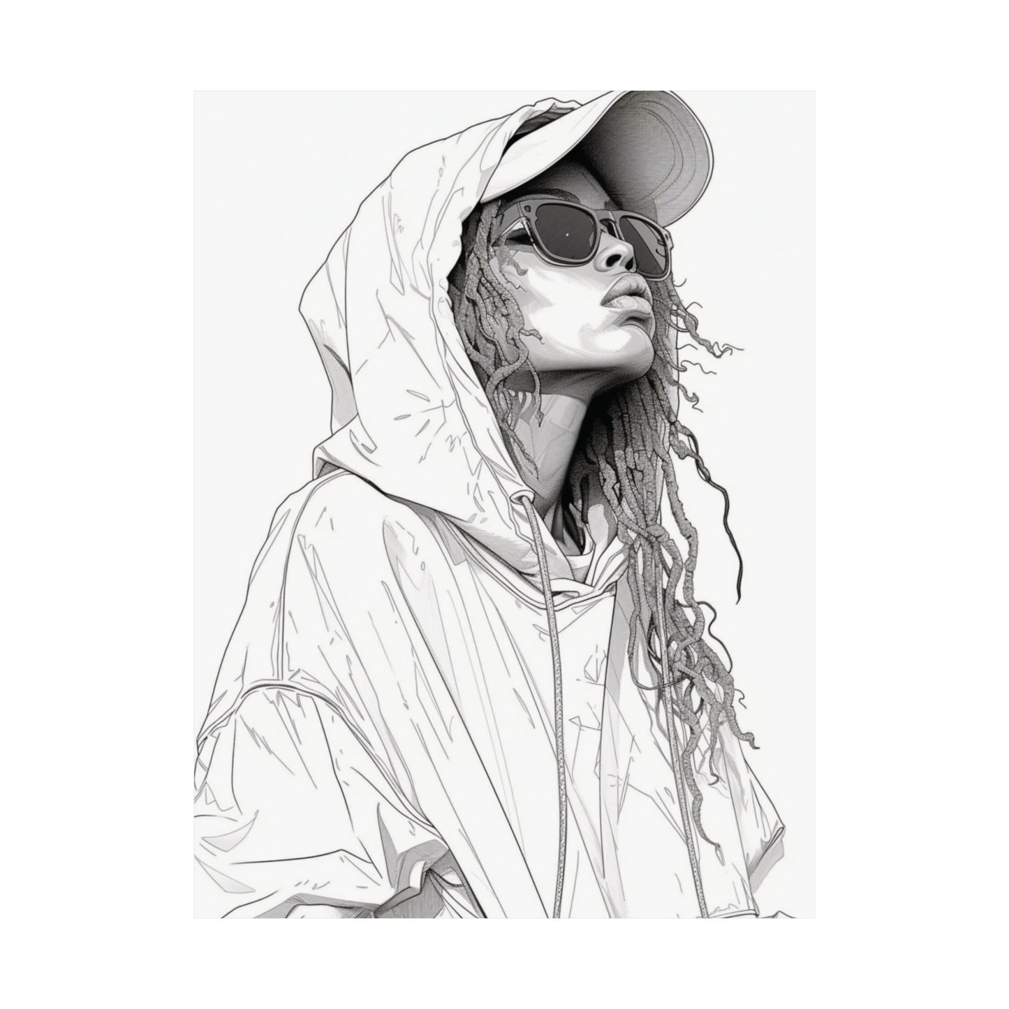 Urban Cool Portrait Printed Poster