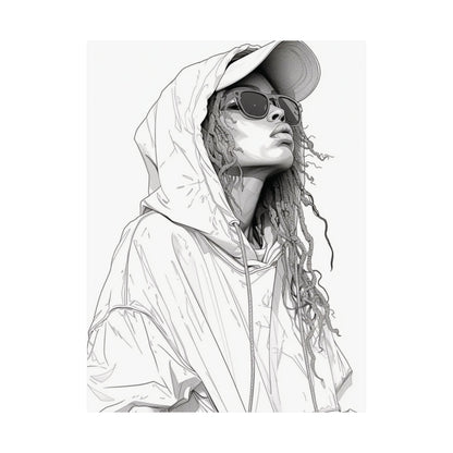 Urban Cool Portrait Poster