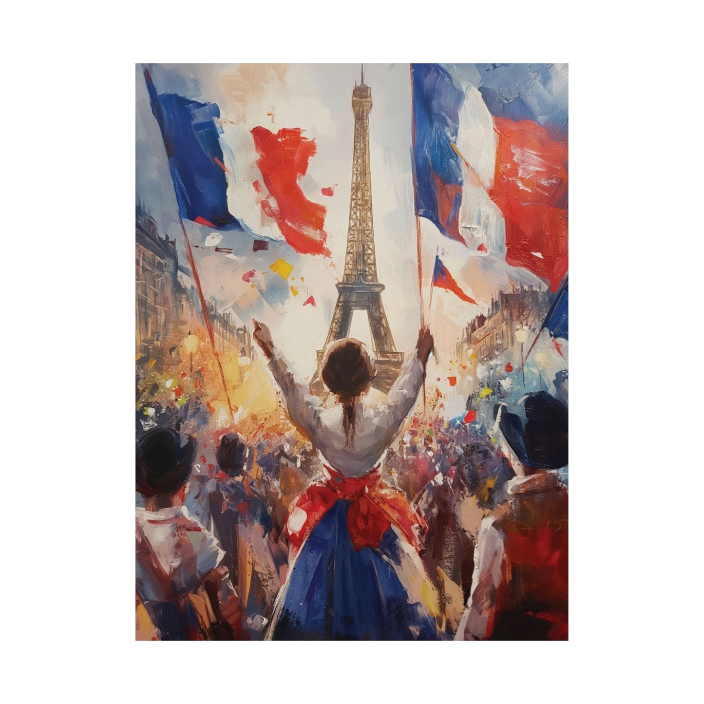 Liberty, Equality, Fraternity Printed Poster