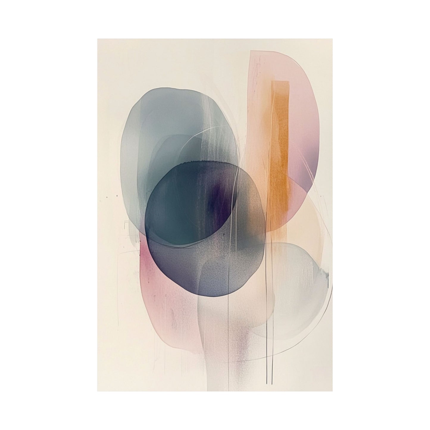 Ethereal Layered Abstract Poster