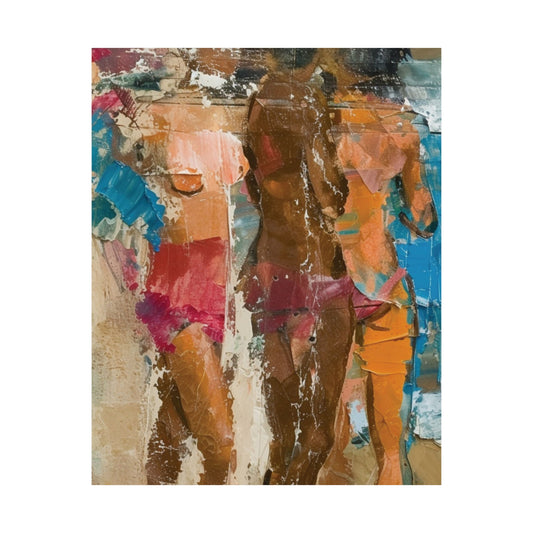 24: Abstract Women Trio Printed Poster
