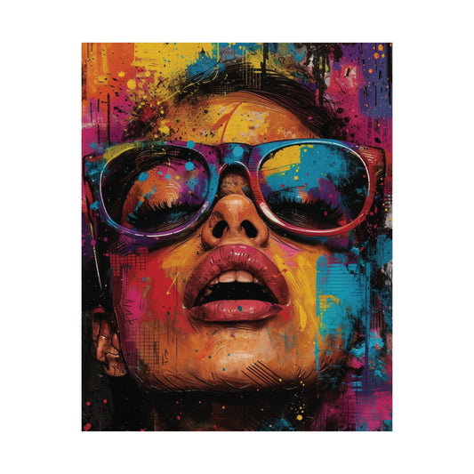 Neon Muse Printed Poster