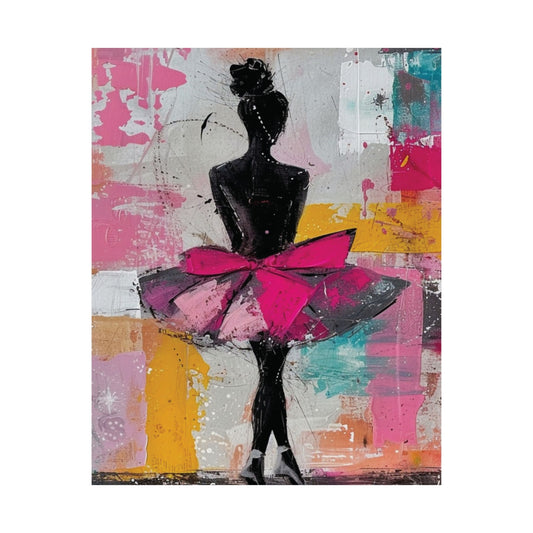 Ballerina Grace Printed Poster