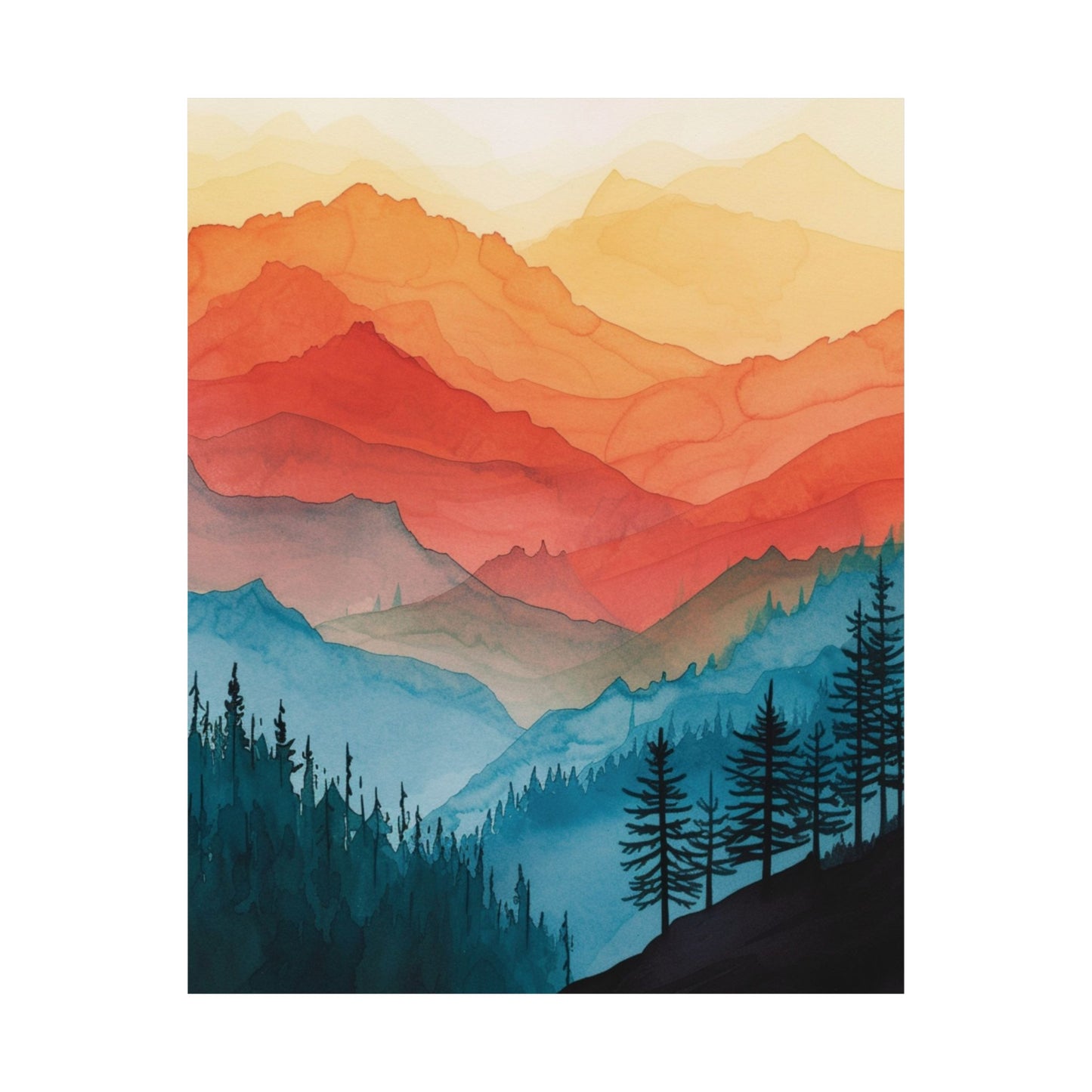 Crimson Peaks Printed Poster