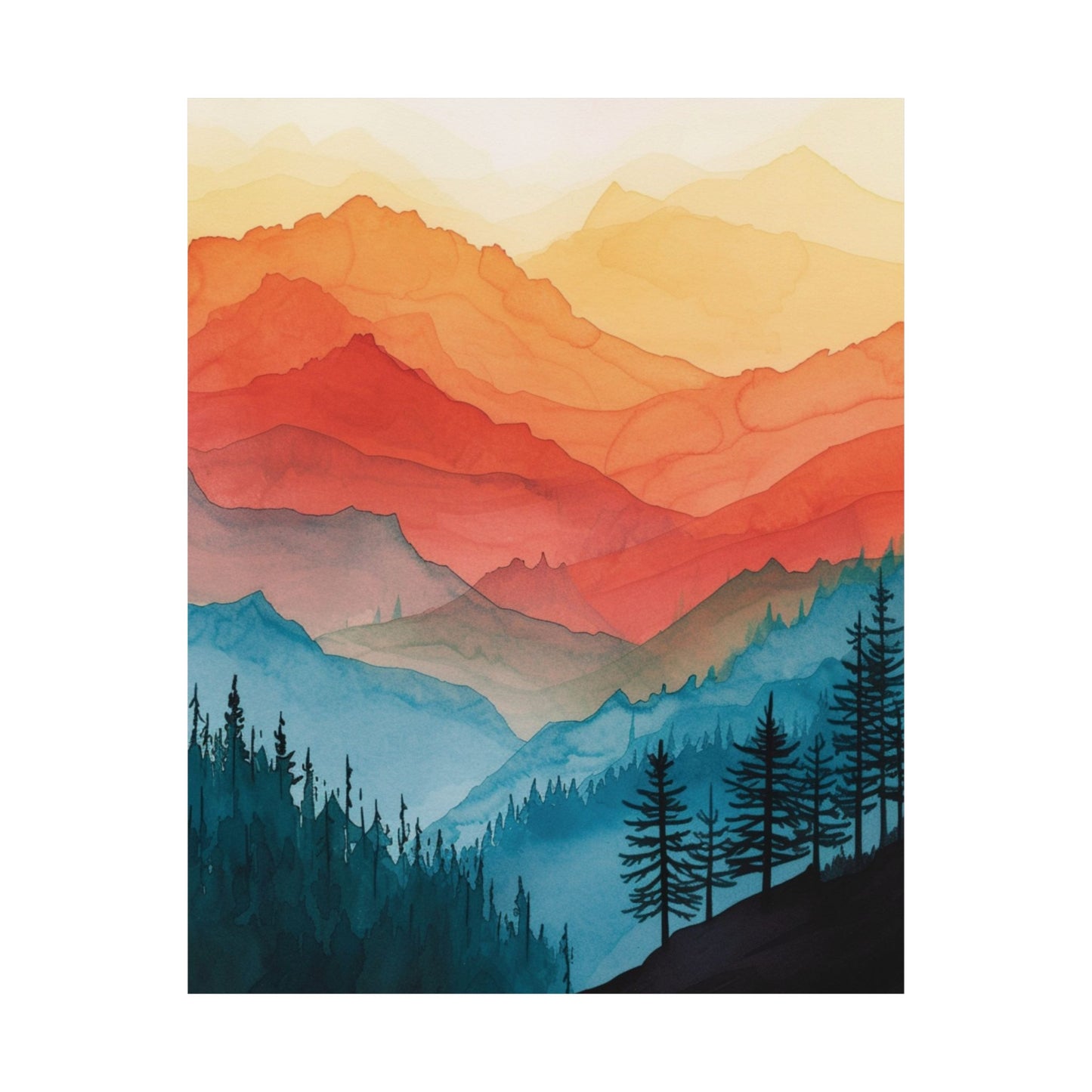 Crimson Peaks Printed Poster