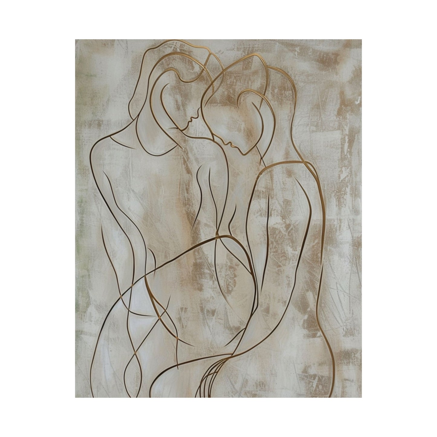 Whispered Lines Printed Poster