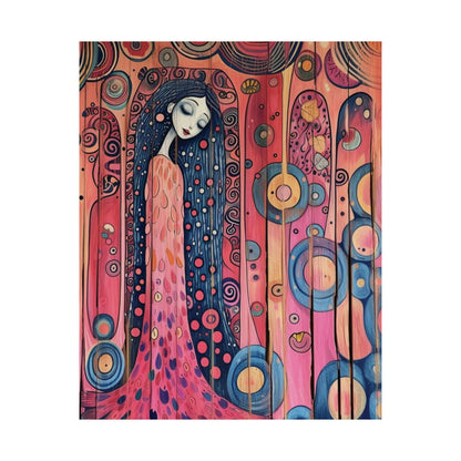 Dreaming Woman Art Poster