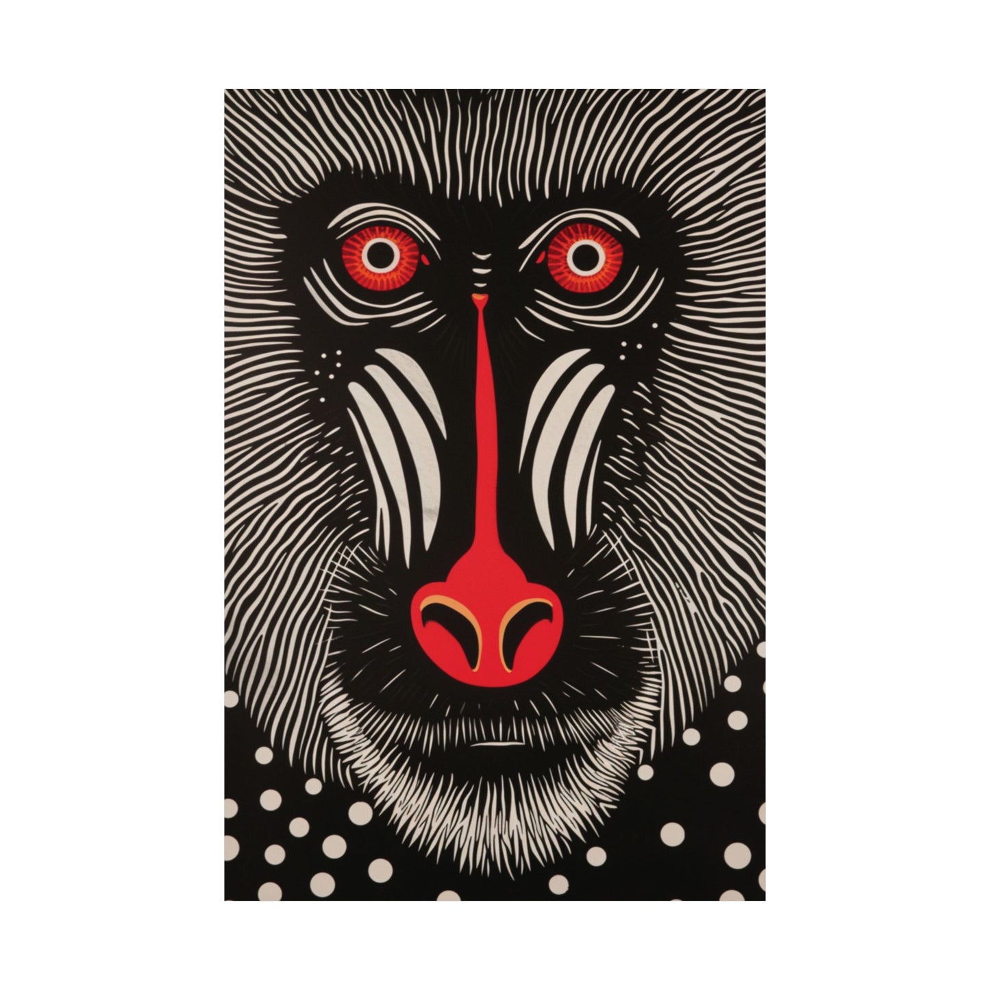 Scarlet Instinct Printed Poster