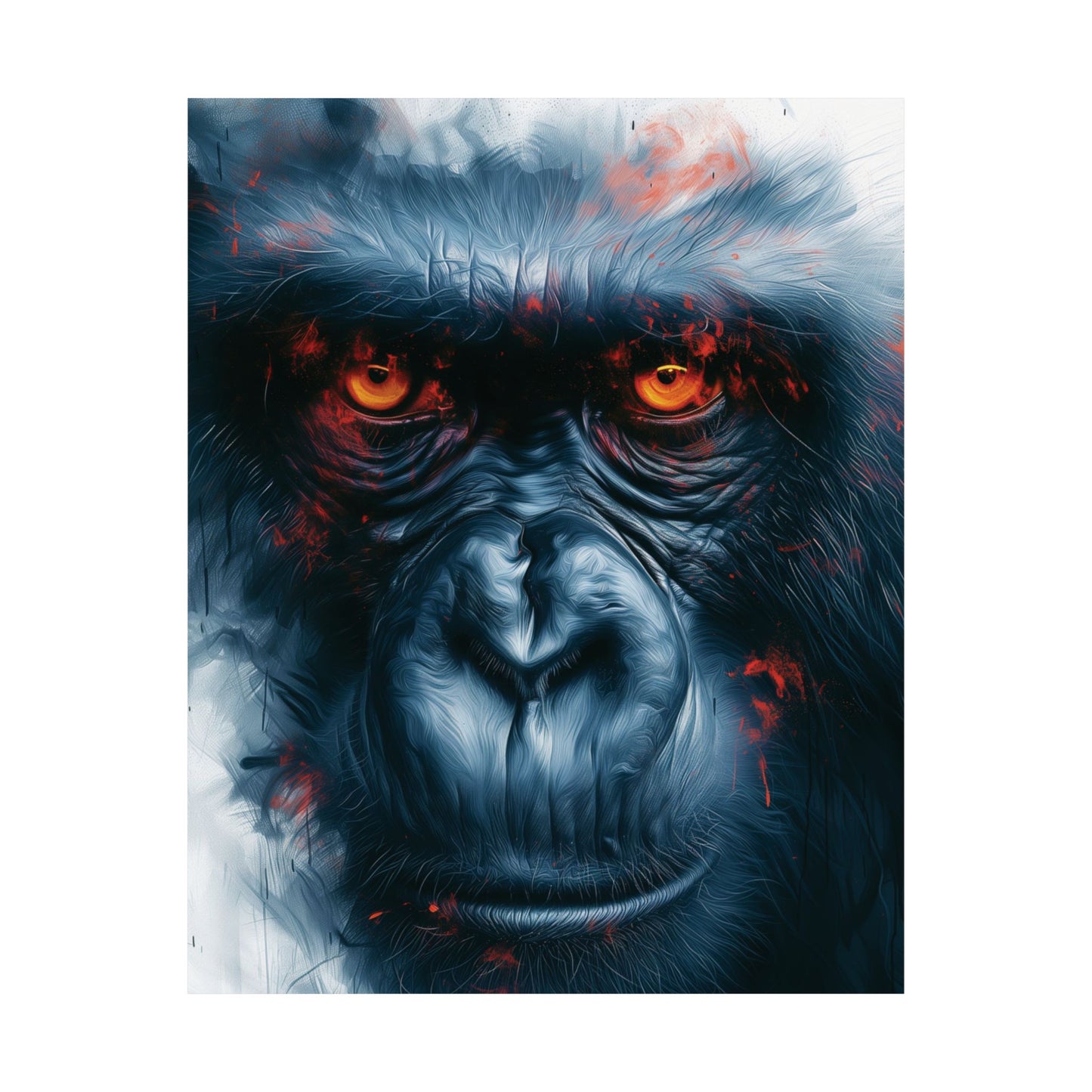 Inferno Gaze Printed Poster