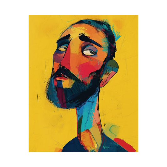 Curious Glance Printed Poster