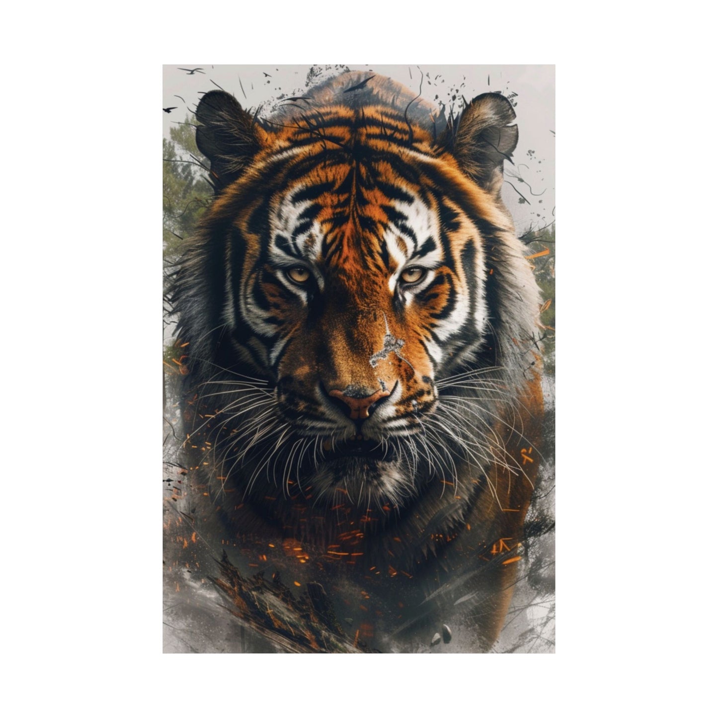 Fierce Majesty Printed Poster