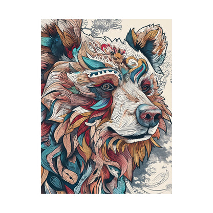 Bohemian Bear Spirit Poster