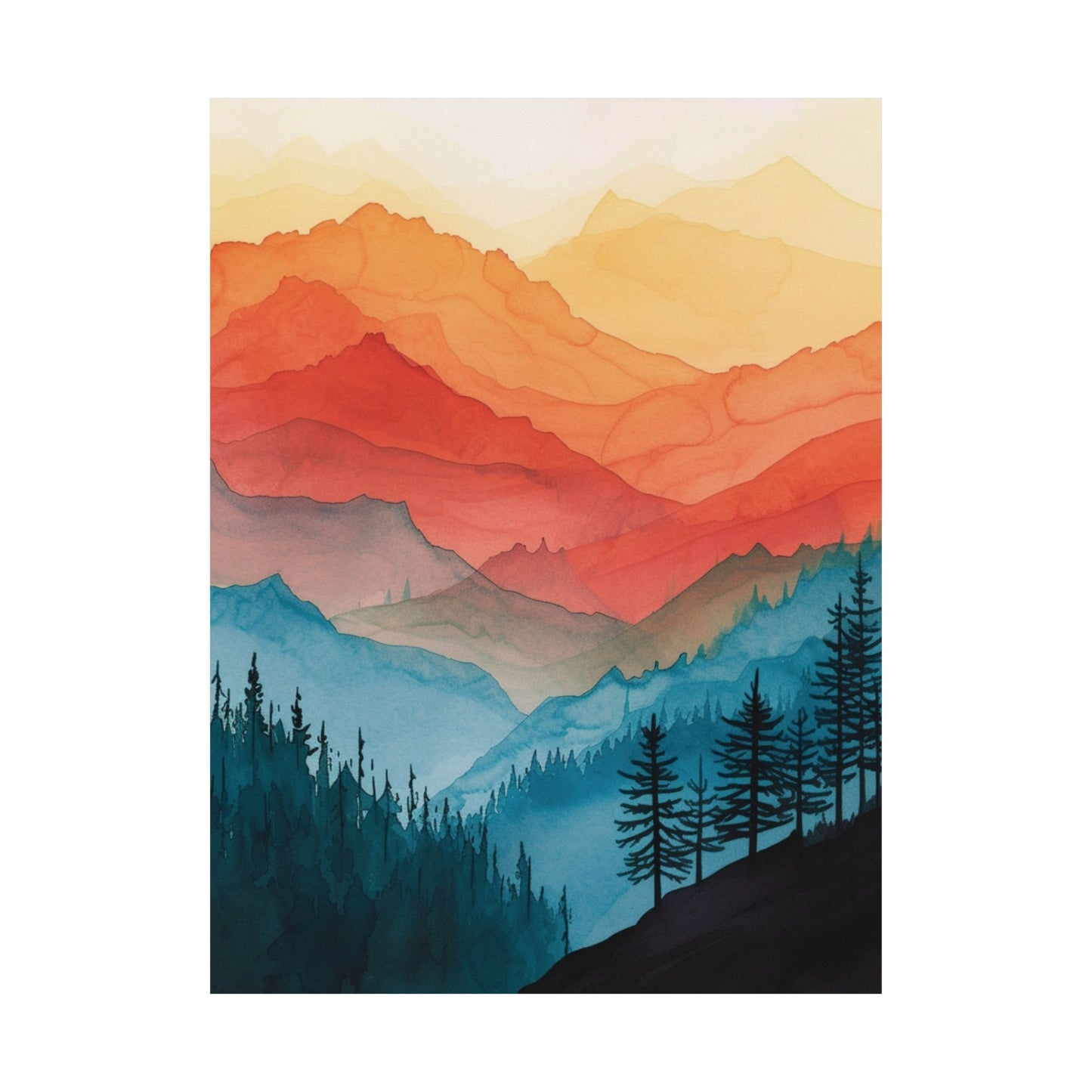 Crimson Peaks Printed Poster