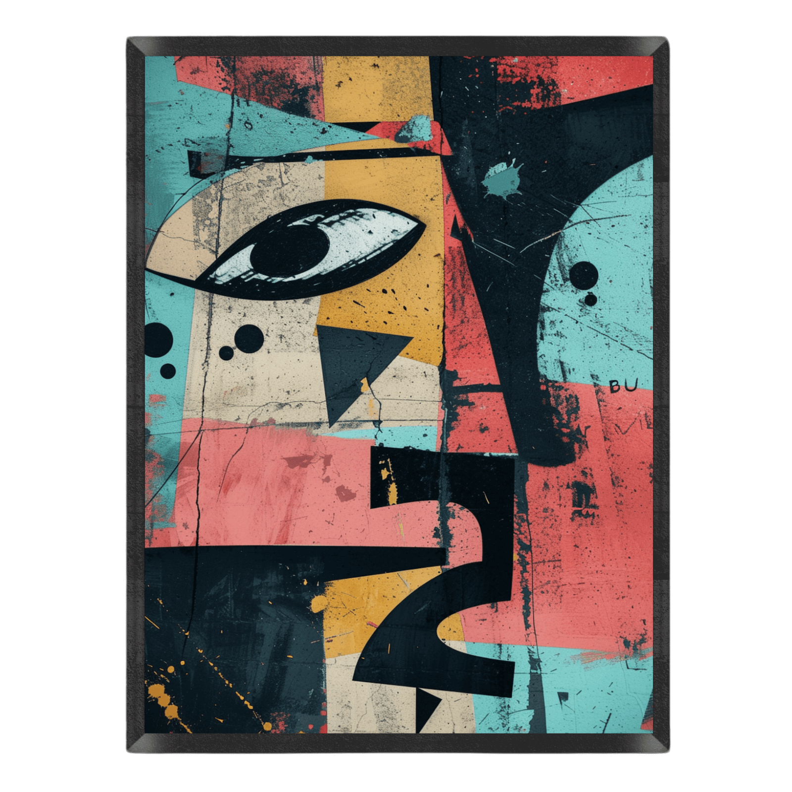 Cubist Face Art