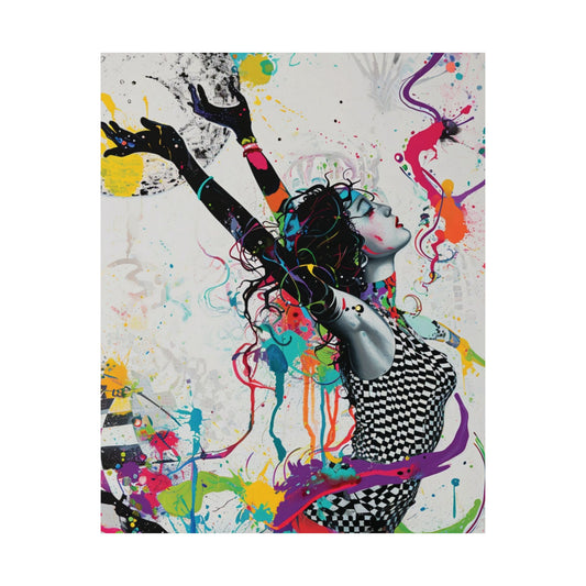 Chromatic Dance Printed Poster