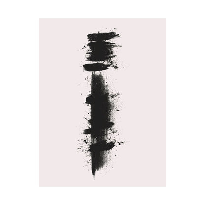 Zen Ink Splatter Poster