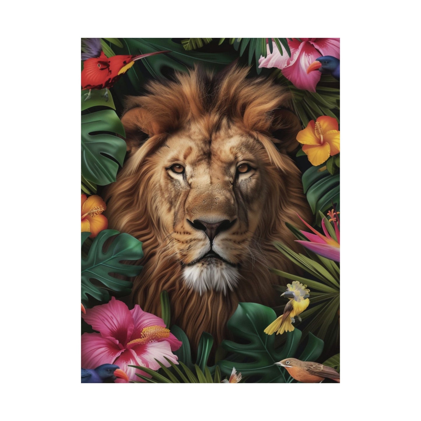 Jungle King Printed Poster