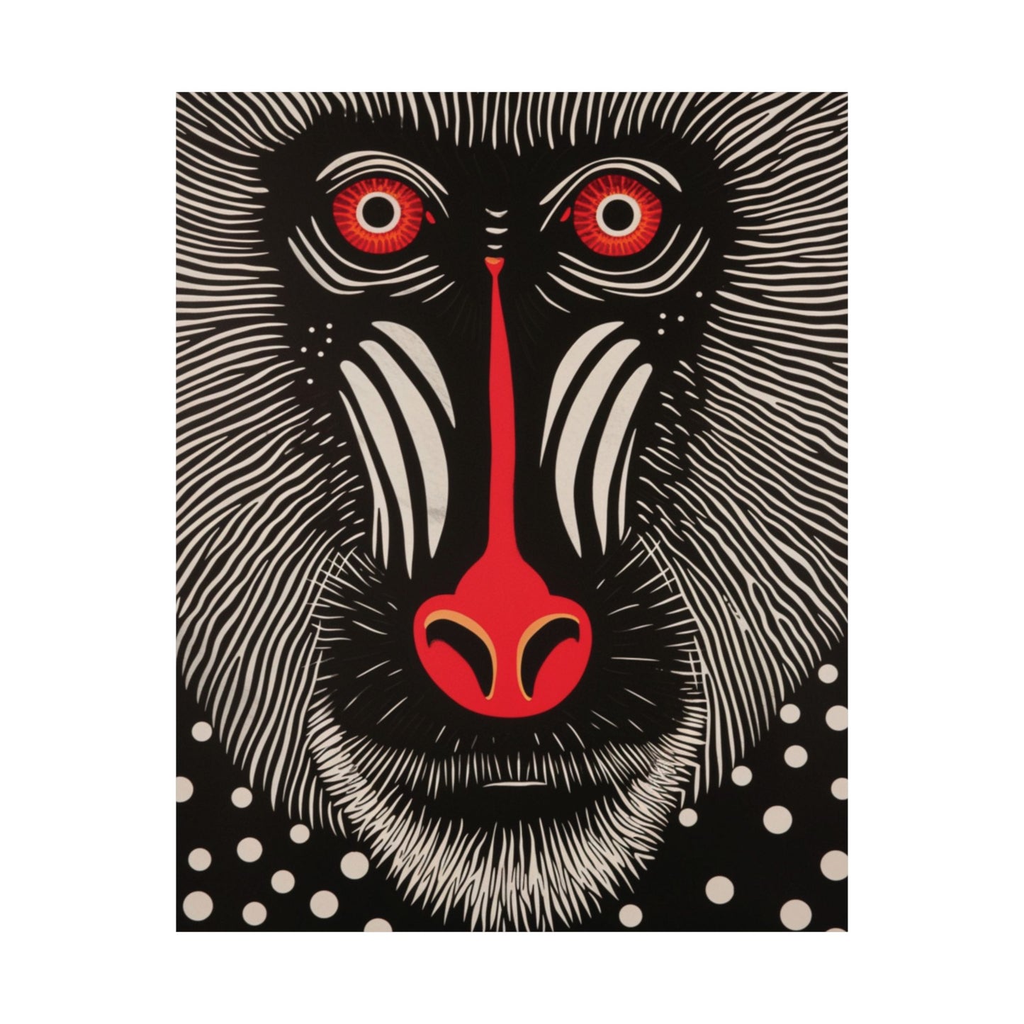 Scarlet Instinct Printed Poster