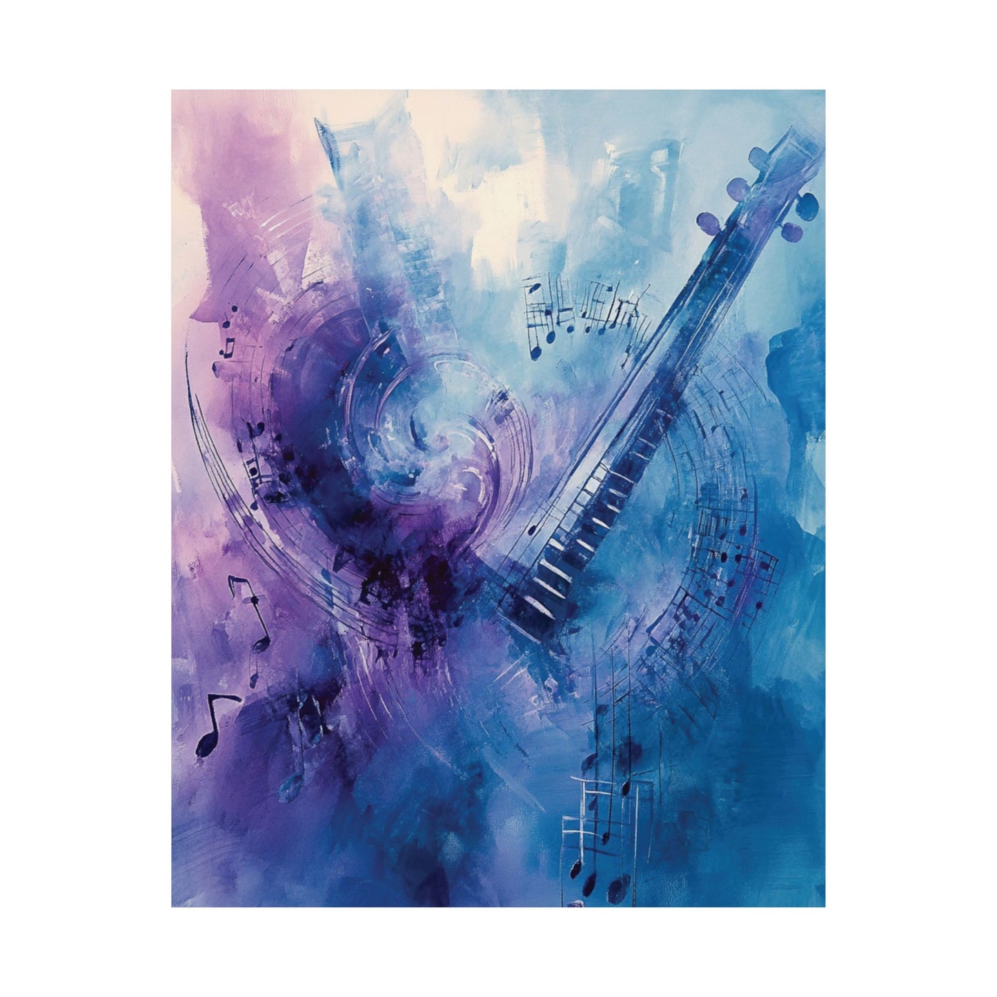 266: Vibrant Jazz Instrument Poster