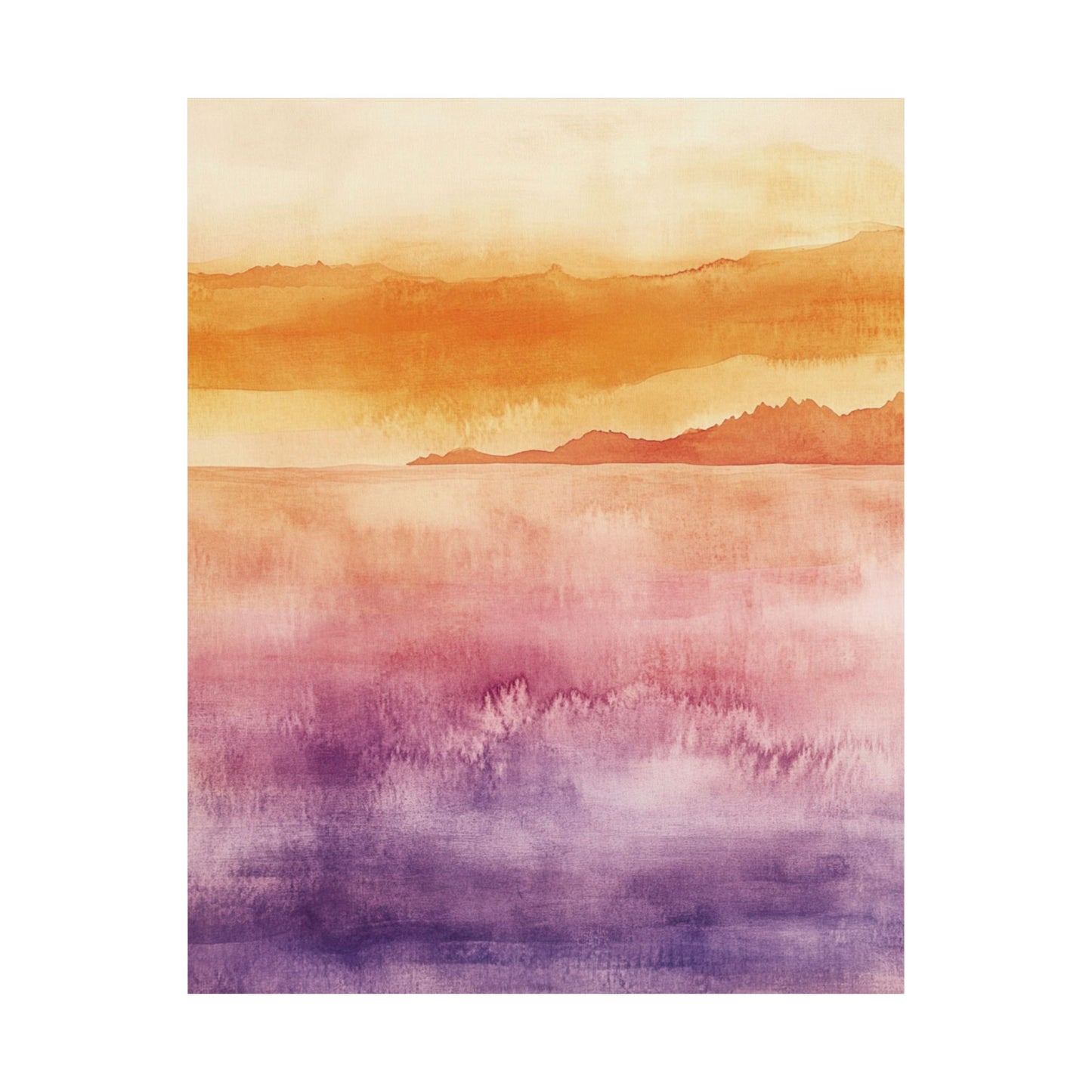 Calm Ocean Sunrise Poster