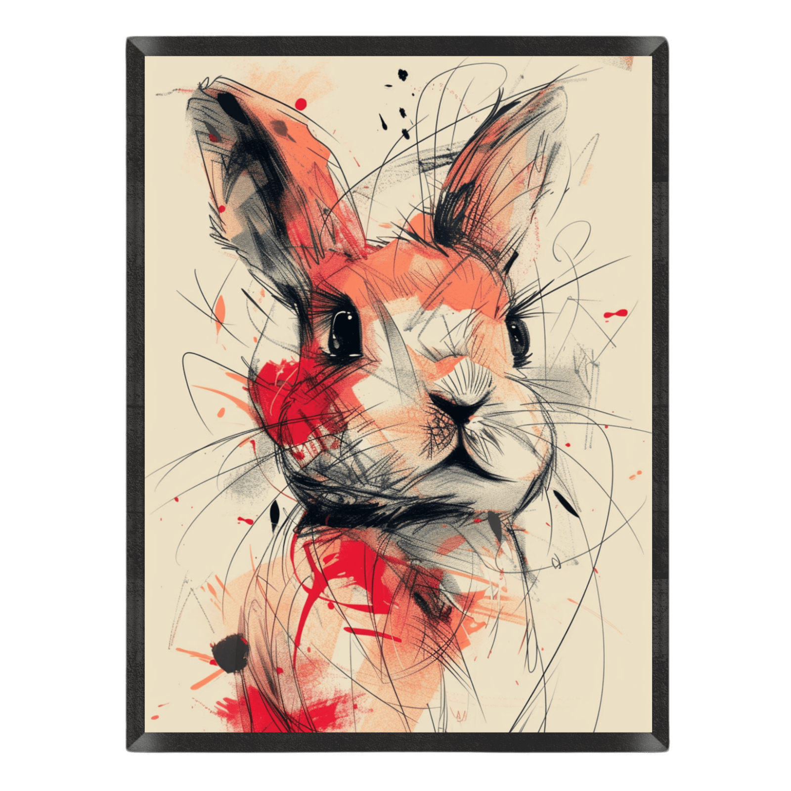 Abstract Rabbit Sketch