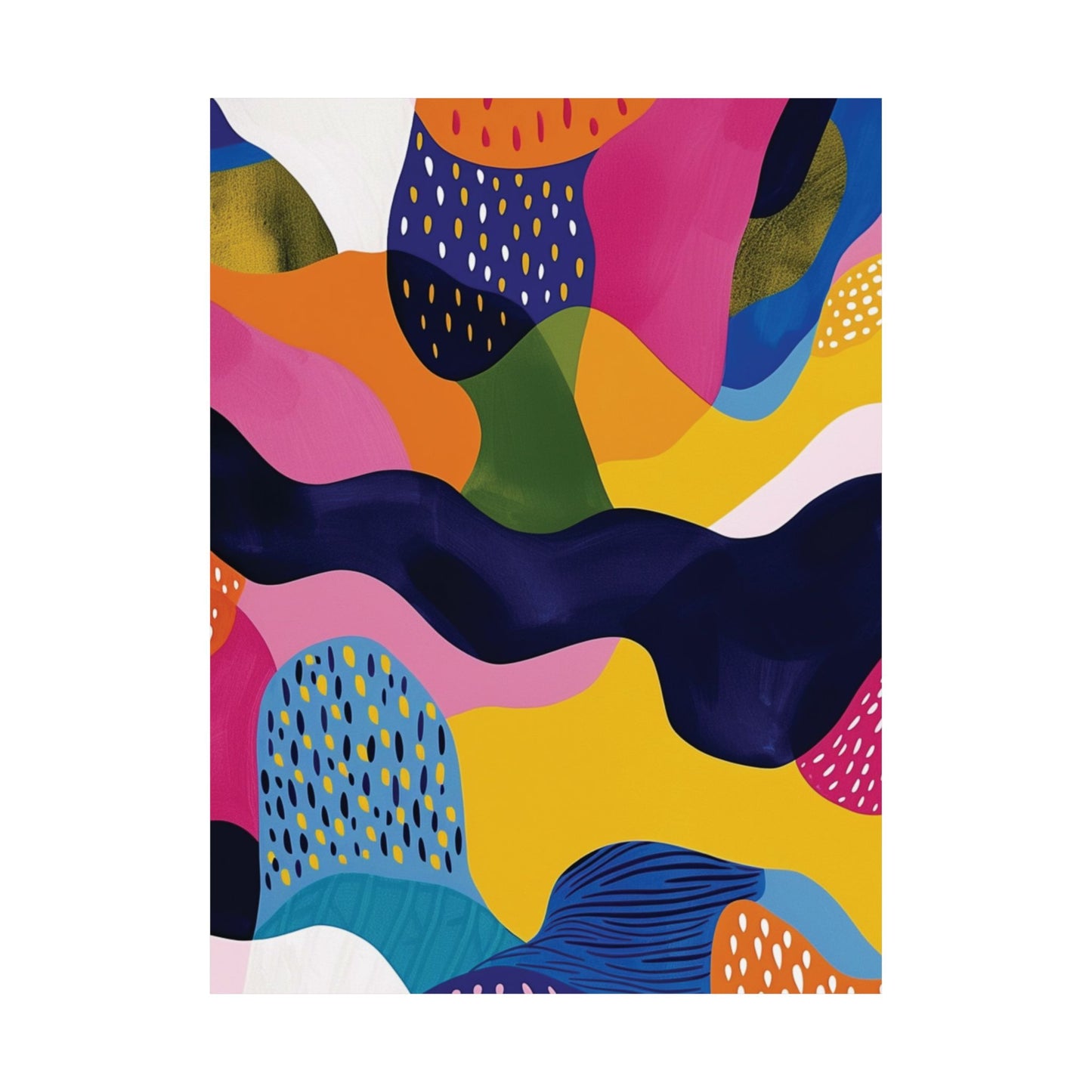 Color Flow Printed Poster