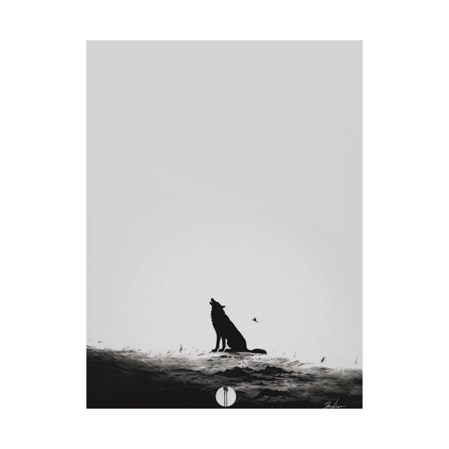 Lone Howl Printed Poster