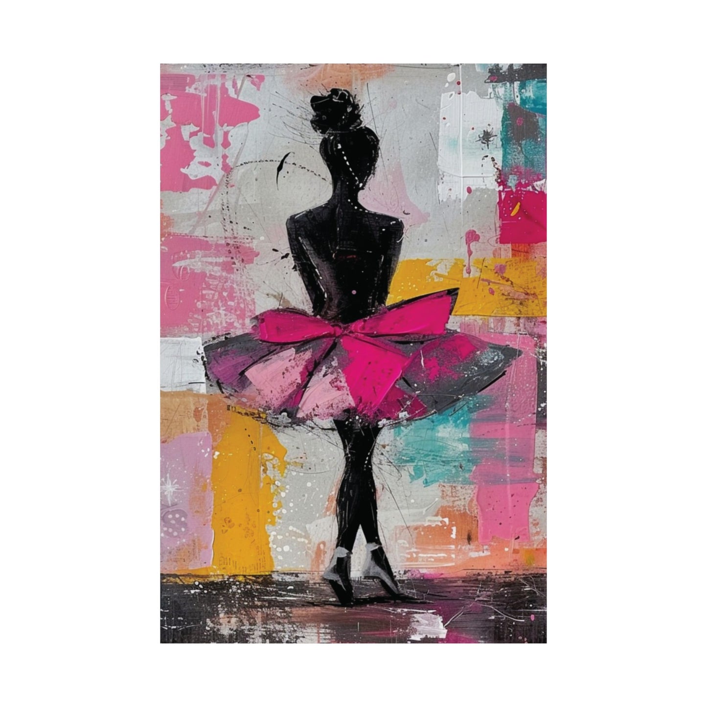 Ballerina Grace Printed Poster