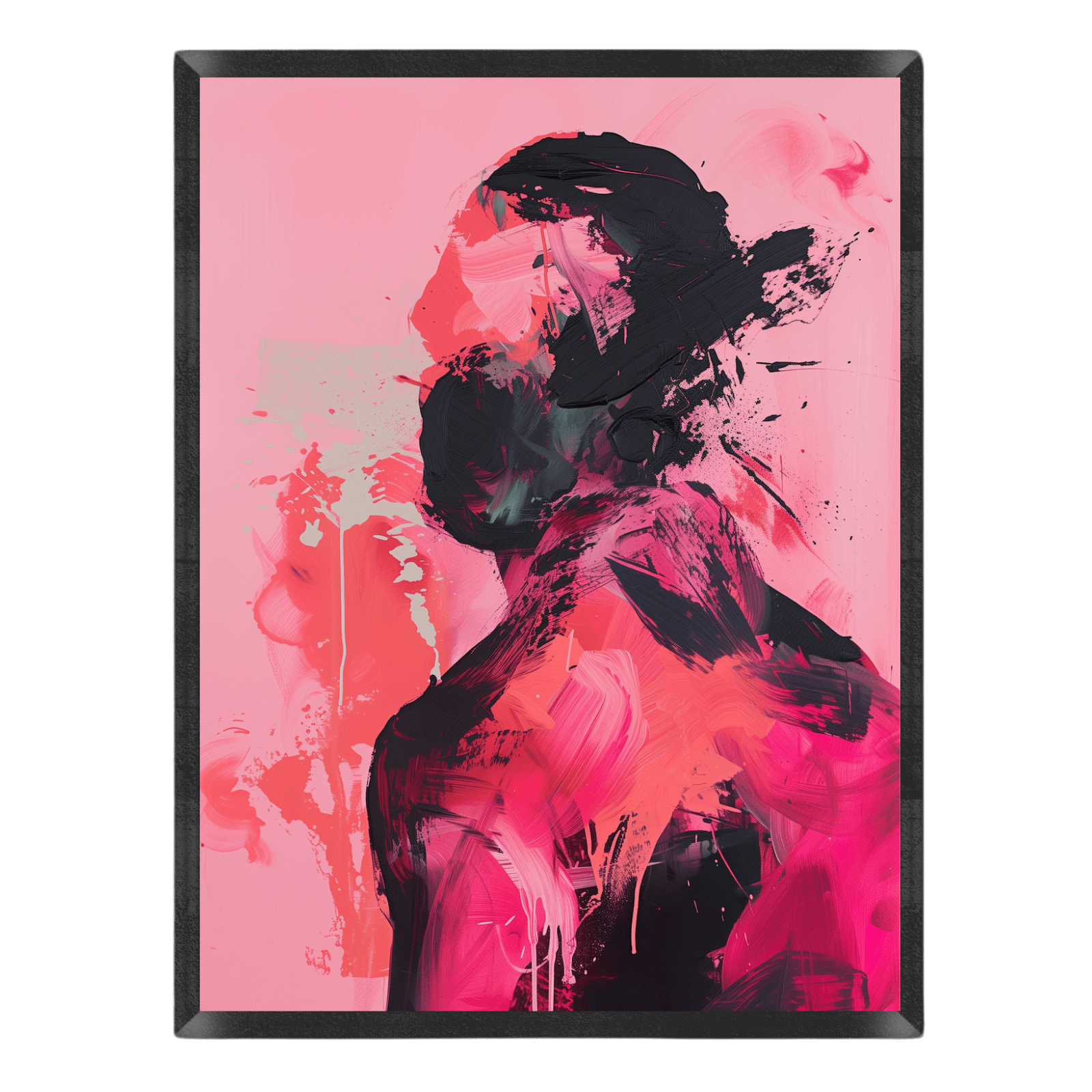 Abstract Woman in Pink
