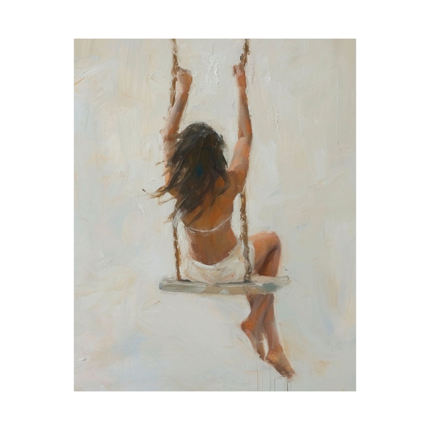 Weightless Moment Printed Poster