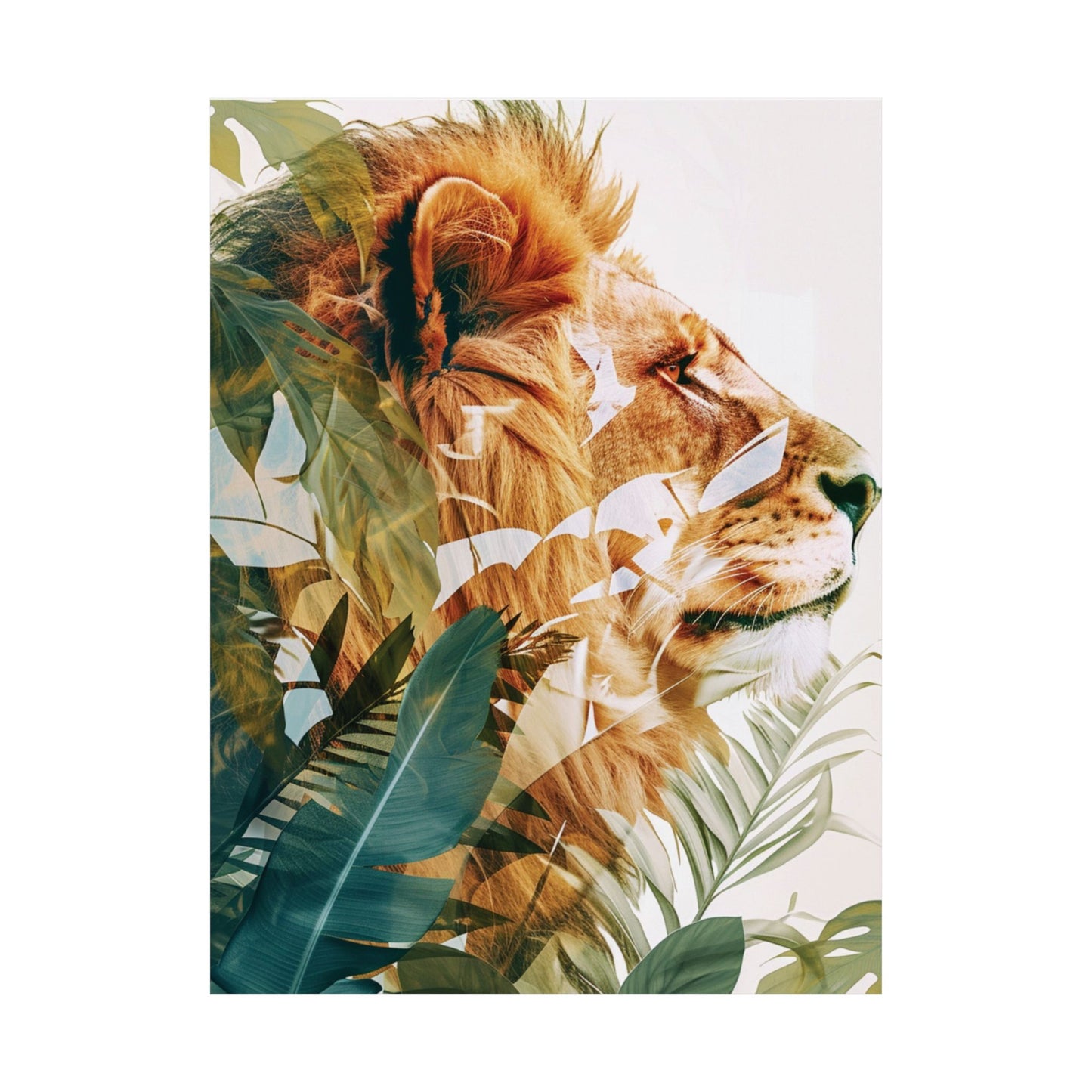Jungle King Serenity Printed Poster