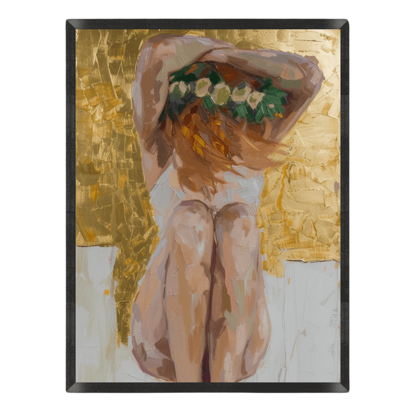 Golden Woman with Wreath