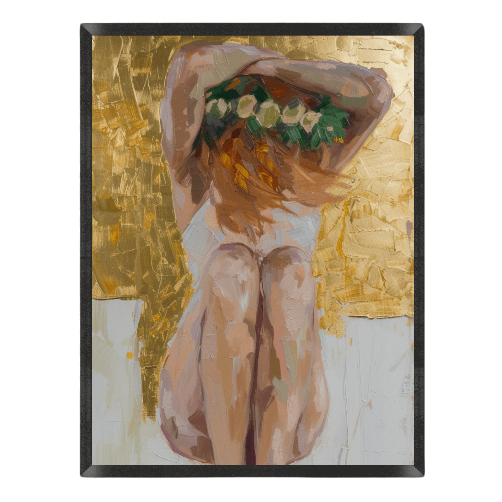 Golden Woman with Wreath