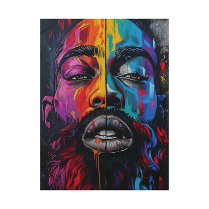Dual Spectrum Portrait Poster