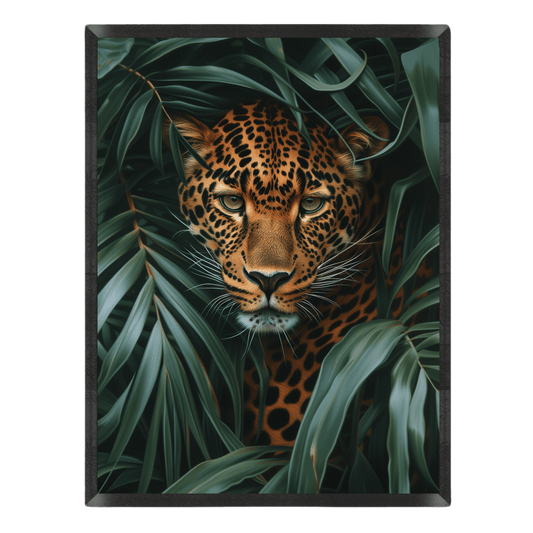 Leopard in Jungle Foliage