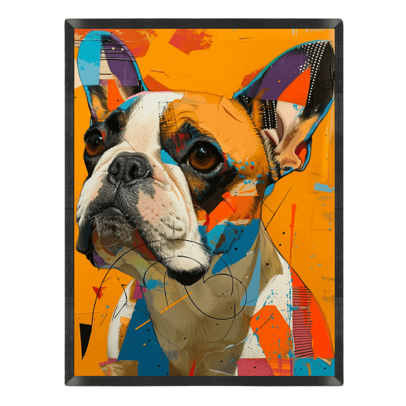 French Bulldog Pop Art