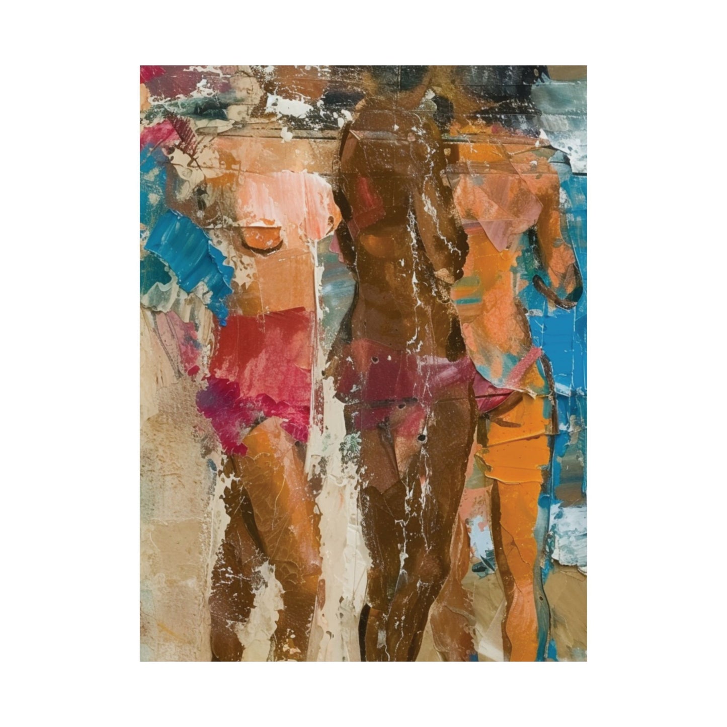 24: Abstract Women Trio Printed Poster