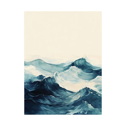 Watercolor Sea Surge Poster